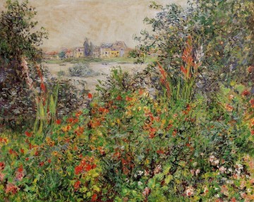 フラワーズ Painting - ヴェトゥイユ・クロード・モネの花 印象派の花